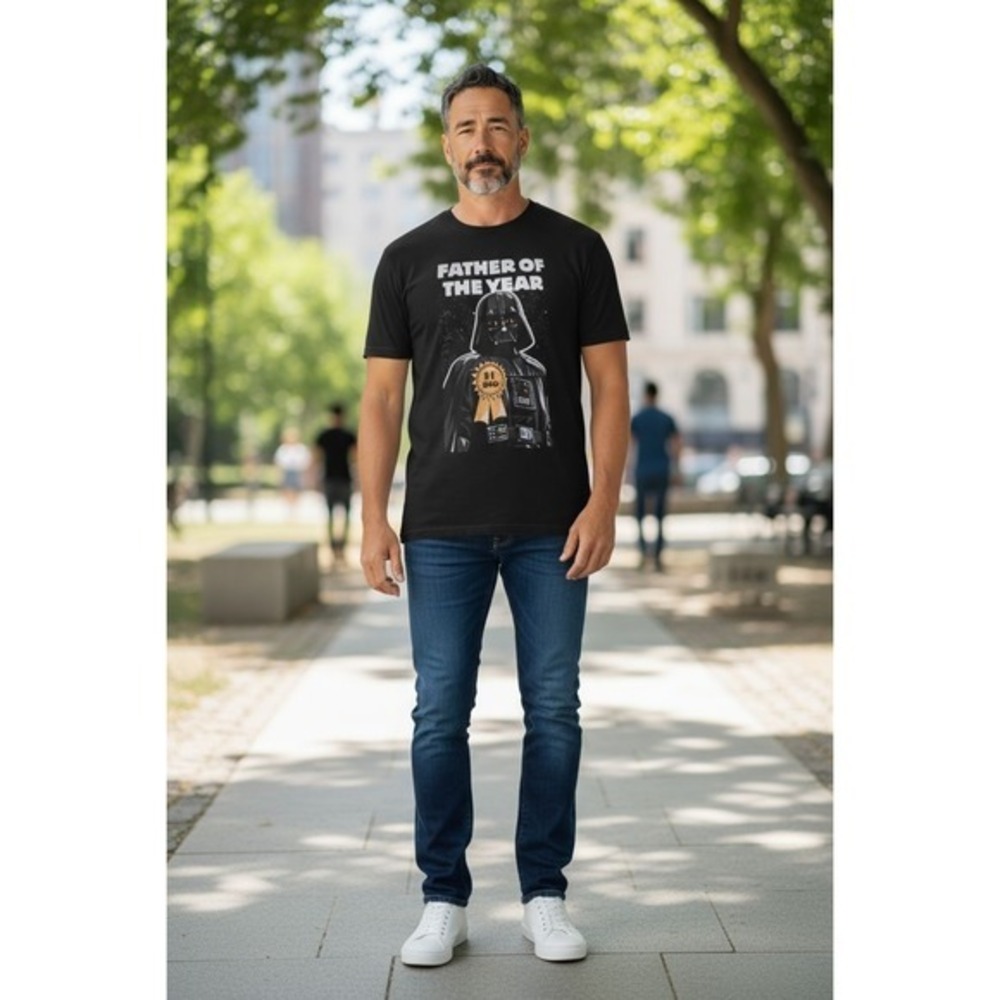 Stars Wars Men's Father Of The Year‎ Graphic T-Shirt Darth Vader Size XXL